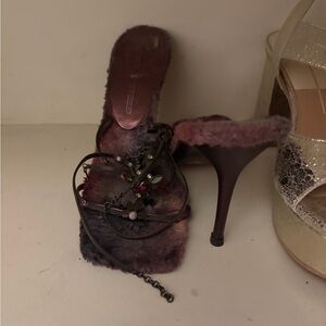 Giuseppe Zanotti purple stilettos